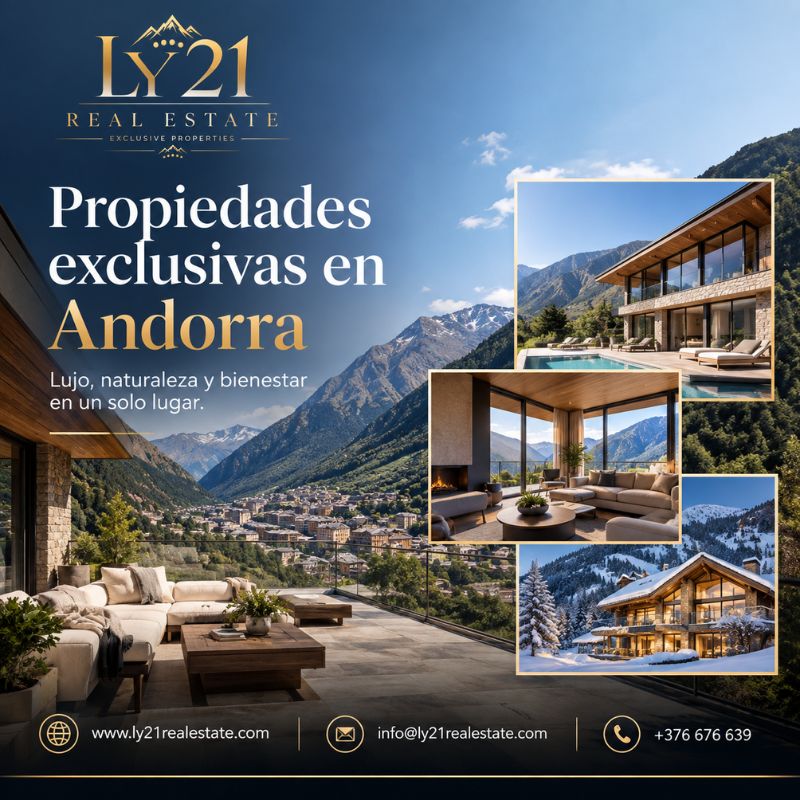 Propiedades exclusivas en Andorra para un estilo de vida privilegiado